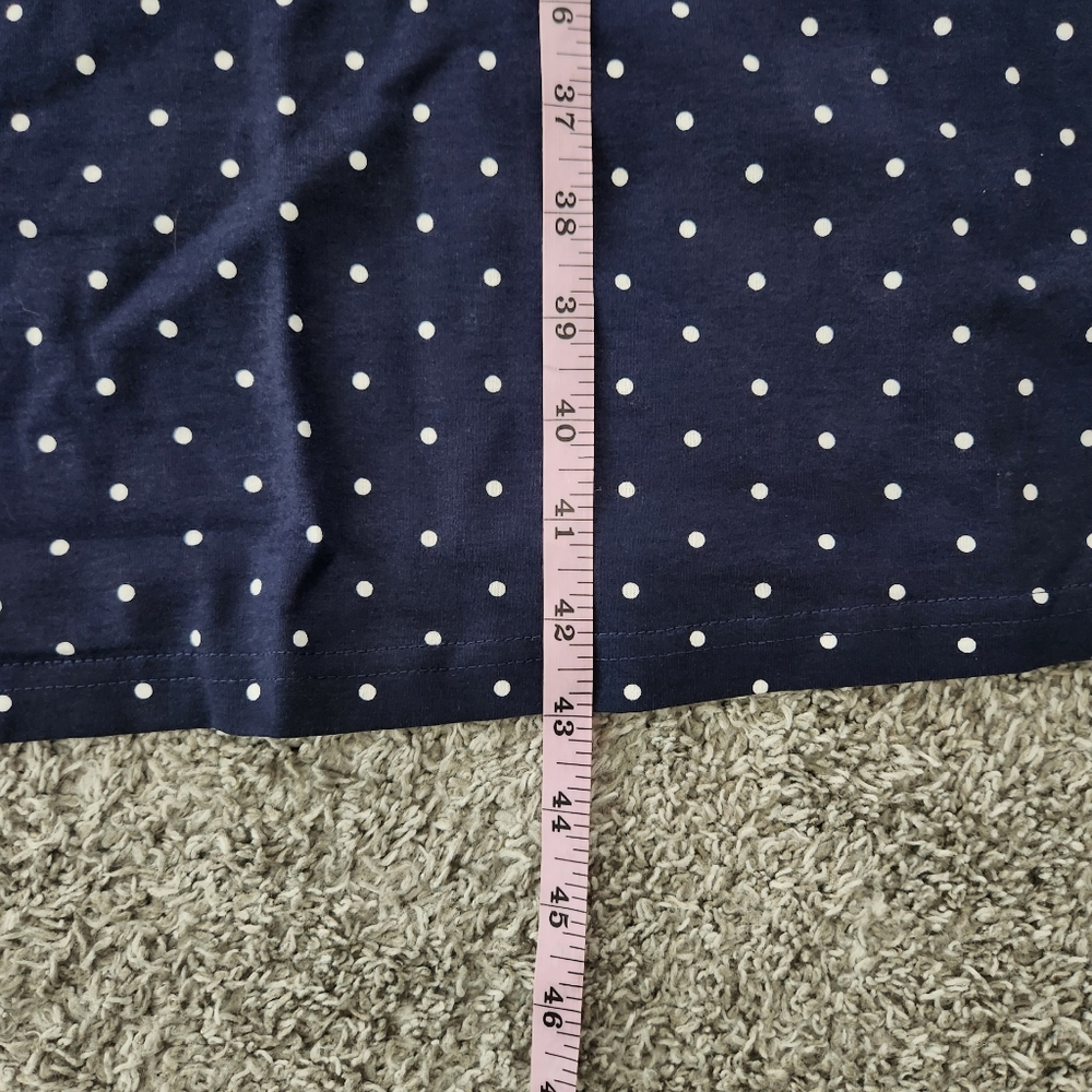 Navy Polka Dot Dress - Picture 5 of 6